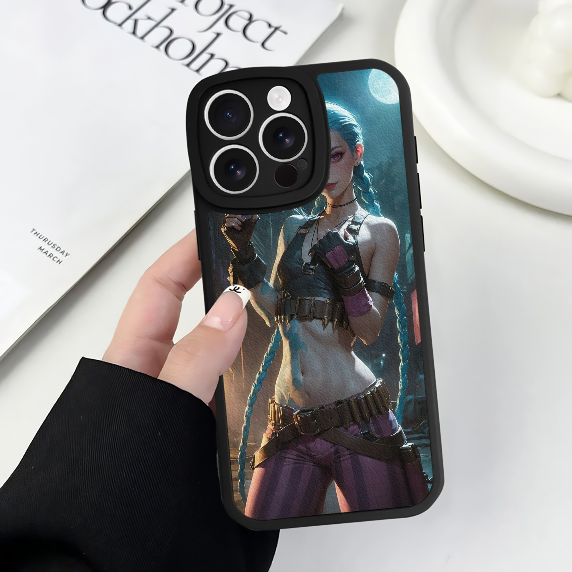 リーグ・オブ・レジェンド League of Legends LOL 【iPhone 16シリーズ対応】シリコンスマホケース（レザー調） 材質：シリコン